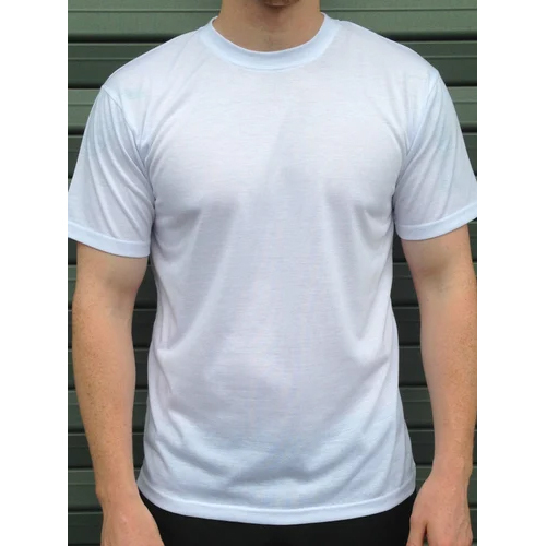 Polyester T Shirt - Color: White