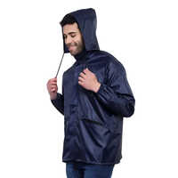 Raincoats And Rainsuits - Polyester Fabric, Standard Size, Blue Color | Foldable Design, Durable Nylon Rainsuits for All-Season Outdoor Use