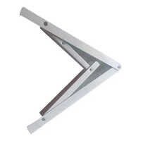 Furniture Bracket - Mild Steel, Various Sizes, Crisp White Color | Polished Finish, Industrial Support For Heavy Loads