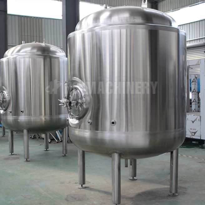Horizontal Bright Beer Tank