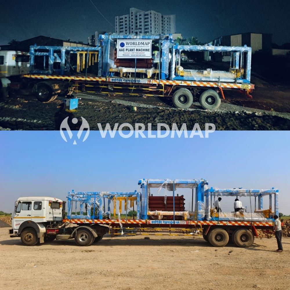 Aac Block Making Plant By Worldmap Autocontrol System Pvt Ltd.
