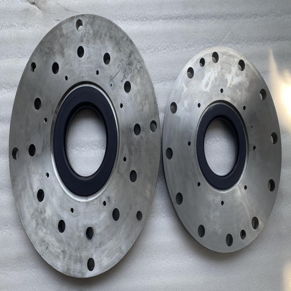 Glass Lined Pad Plate - Color: Silver & Blue