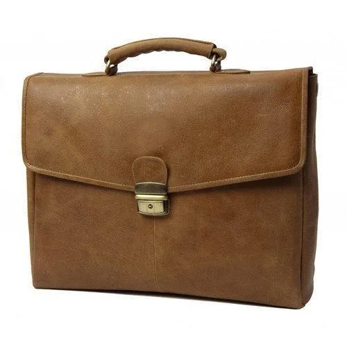 Brown Leatherette Corporate Bag - Feature: Recyclable