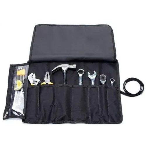 Nylon Mechanic Tool Kit Pouch - Color: Black