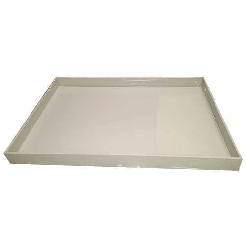 White Rectangular PP Trays