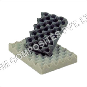 Acoustic Urethane Foam - Polyurethane Foam, 3-50 Millimeter Thickness, White and Black Color - Environmental-Friendly, High Resilience, Egg-Crate Shape, Noise Reduction Coefficient Up to 0.8