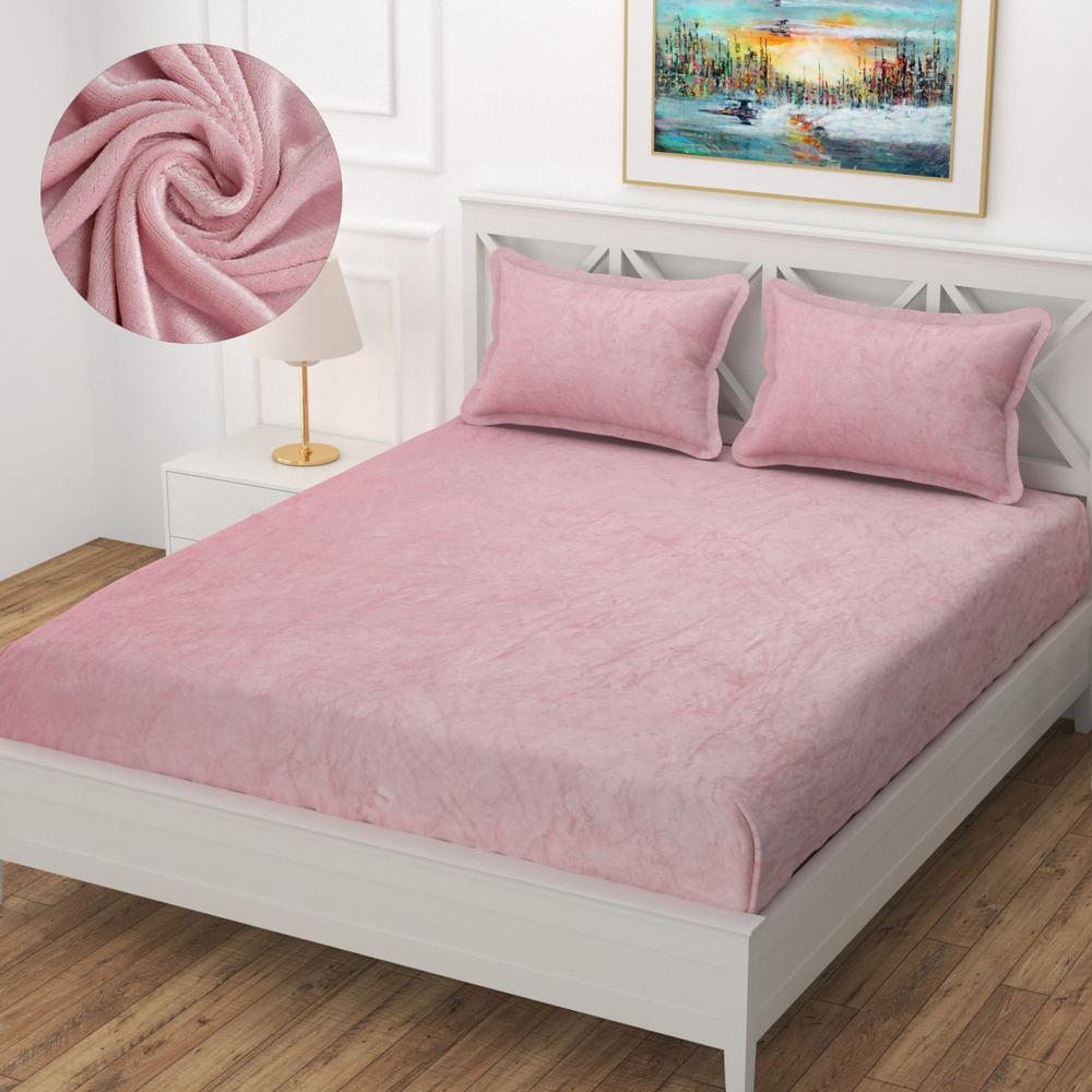 Warm Woolen Fitted Bedsheet - Feature: '