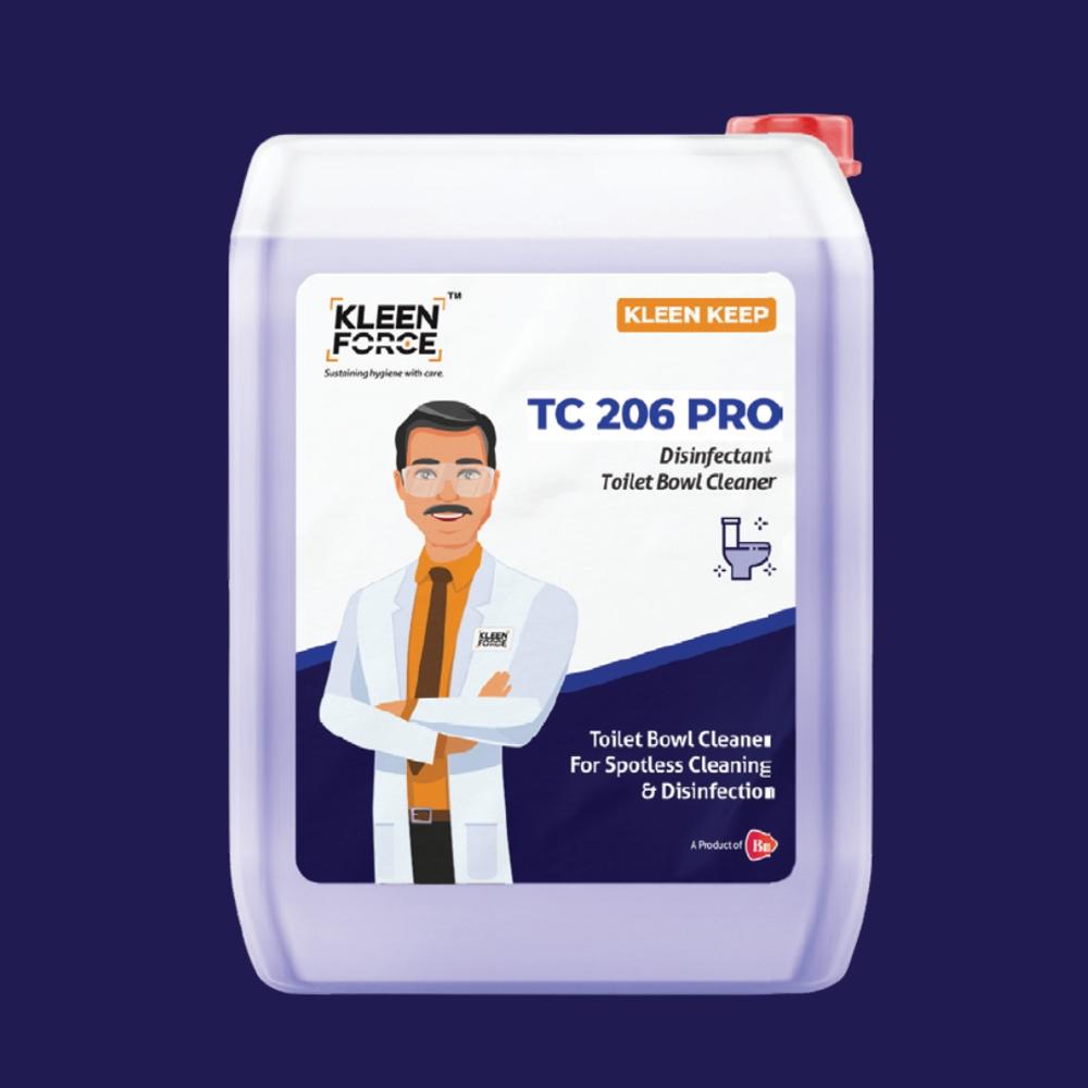 Kleen Force Kleen Keep Tc 206 Pro Disinfectant Toilet Bowl Cleaner - Physical Form: Liquid