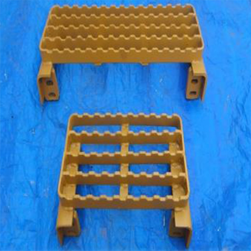 Back Hoe Loader Foot Rest - Color: Yellow