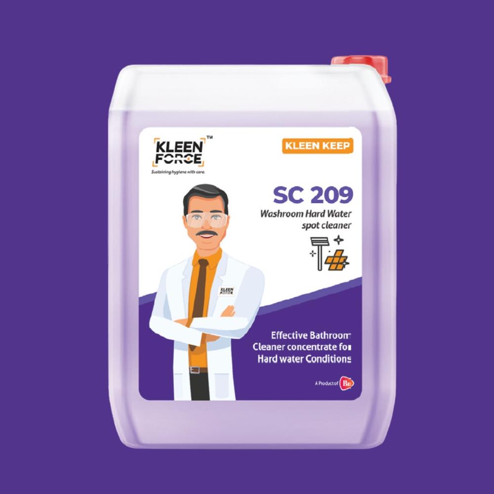 Kleen Force Kleen Keep Sc 209 Washroom Hard Water Spot Cleaner - Ph Level: 2.2~ 2.8