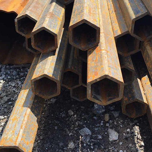 MS Hexagonal Pipes
