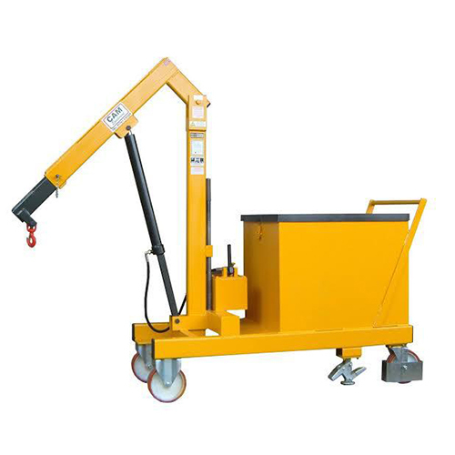 Floor Crane Battery Operated - Color: Yellow