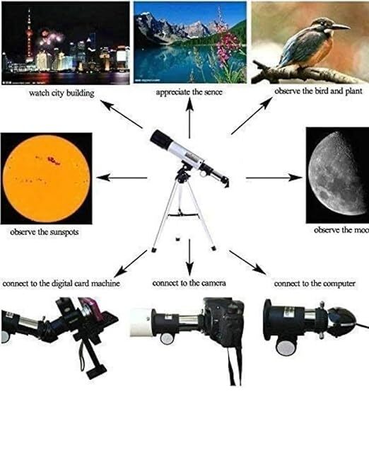 Astronomical/terrestrial Telescope With Tripod Stand (By Labcare)