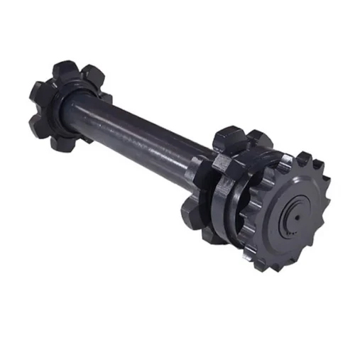 Auger Shaft For Road Construction Machinery - Color: Silver