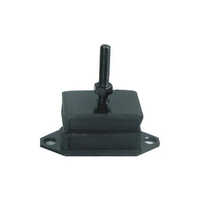 Black Sandwich Mounts - Rubber Material, Different Sizes, Black Finish , 60 Shore A Hardness For Heavy-duty Machinery Vibration Control