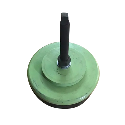 Cast Iron Foot Mount - Color: Green