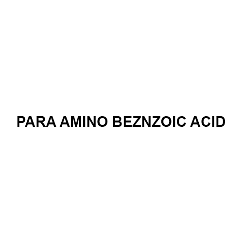 Para Aminobenzoic Acid - Application: Pharmaceutical
