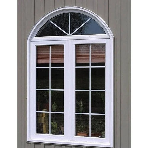 Upvc Arch Window - Color: White