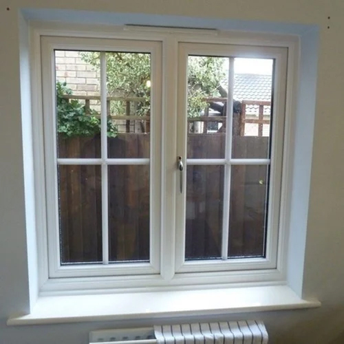 Upvc French Window - Color: White