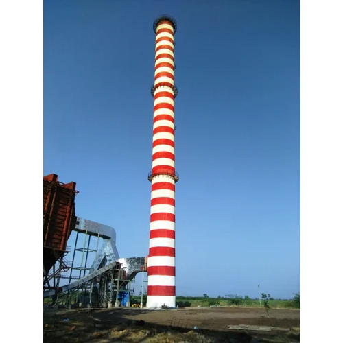 Industrial Concrete Chimney - Exhaust Type: Vented