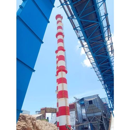 Slipform Concrete Chimney - Exhaust Type: Vented