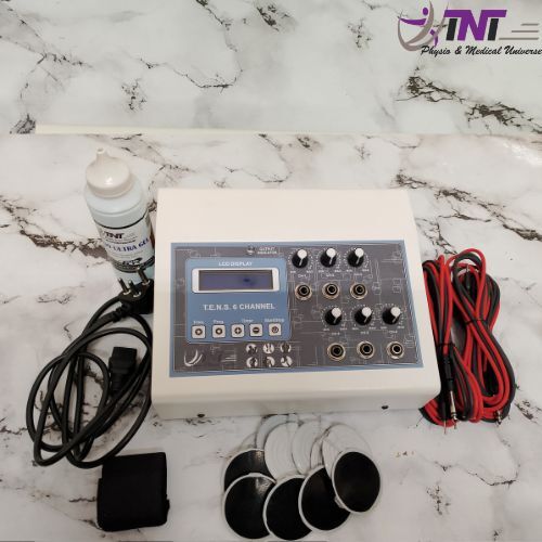 Tnt 6ch Lcd Tens Physiotherapy Machine With One Year On Warranty - Age Group: Adults