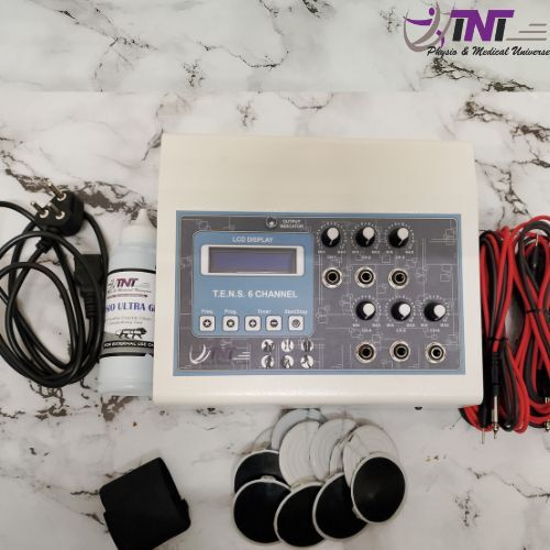 Tnt 6ch Lcd Tens Physiotherapy Machine With One Year On Warranty - Age Group: Adults
