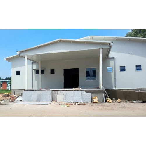 Prefabricated Steel Building - Color: Grey