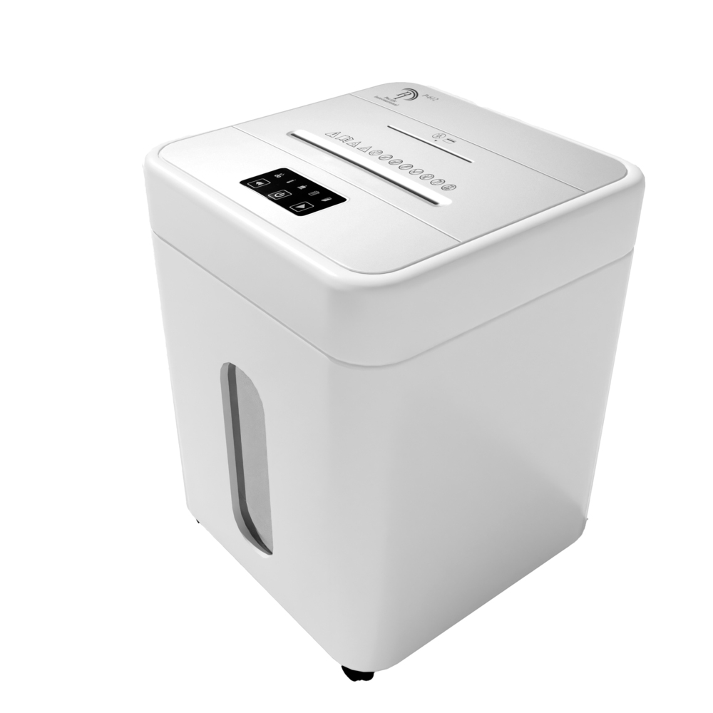 Pi P-612 ( 12 Sheets Micro Cut Paper Shredder ) - Basket Type: Pull Out Bin