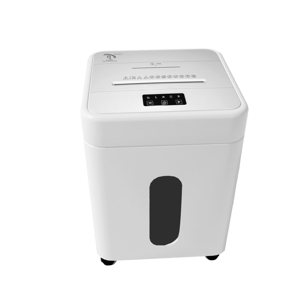 Pi P-612 ( 12 Sheets Micro Cut Paper Shredder ) - Basket Type: Pull Out Bin