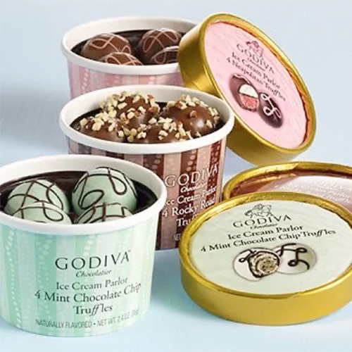 Ice Cream Packaging Tubs - Finishing: Glossy Lamination