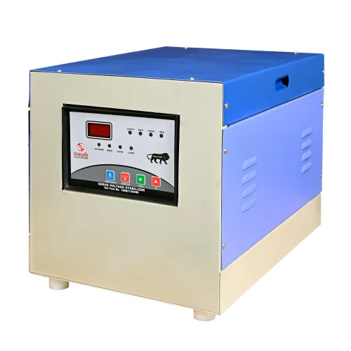 Air Cooled Single Phase Servo Voltage Stabilizer - Efficiency: High