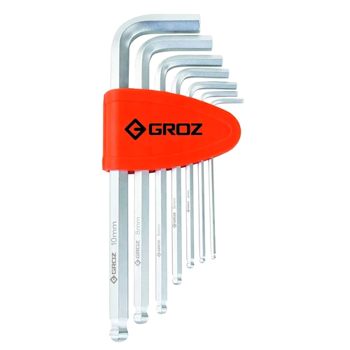 Aln-Hx-Bl-Sae-Grz Hexagon Key Set - Color: Silver