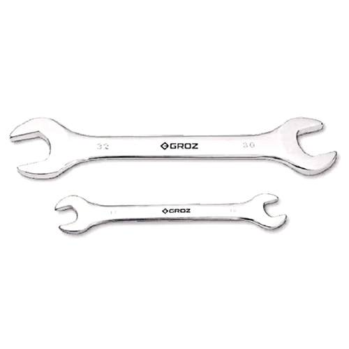 Doss-Sf-12-St Double Open End Spanner - Color: Silver