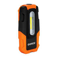 Led-150 Rechargeable Flashlight - Abs Material, 60x35x123 Mm Dimensions, Yellow Light Color | Water-resistant, 8-hour Battery Life, Compact Design For Outdoor Adventures