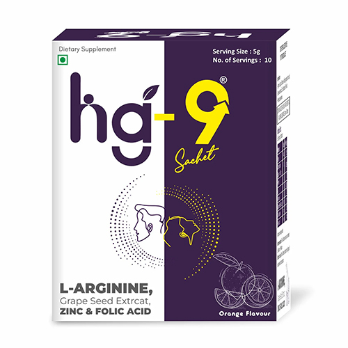 L-Arginine Grape Seed Extract Zinc And Folic Acid Dietary Supplement - Dosage Form: Powder