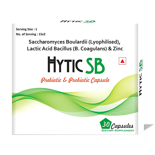 Saccharomyces Boulardii Lactic Acid Bacillus And Zinc Capsules - Origin: India