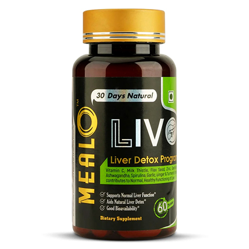 Mealo Livo Liver Detox Programme Tablets - Origin: India