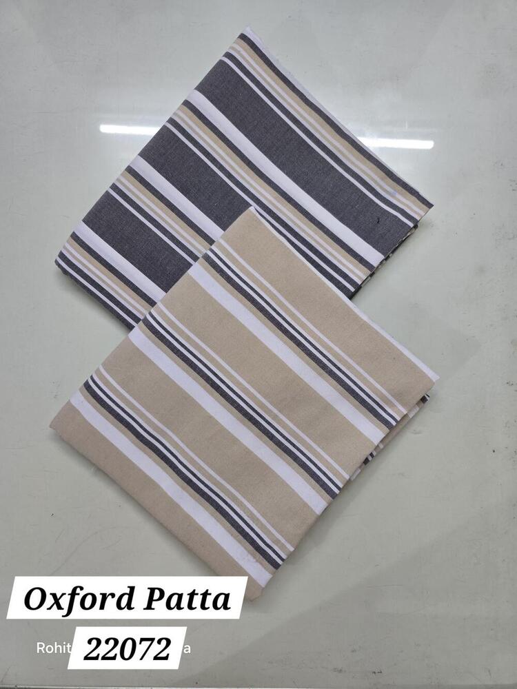 Oxford Checks Fabric - 100% Cotton Blend, Medium Weight 140 Gsm, Multi-color Soft Textured Yarn-dyed Check Pattern, Versatile For Casual & Business Use