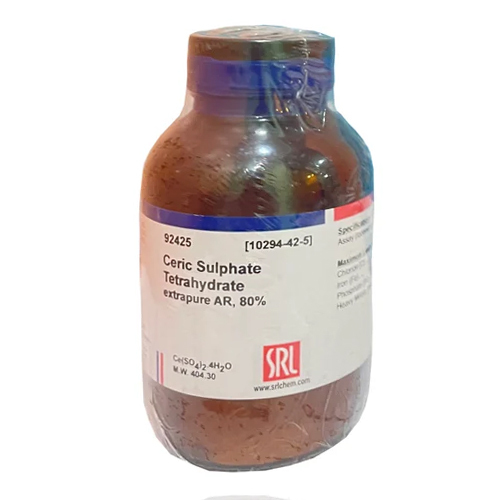 Ceric Sulphate Tetrahydrate extrapure AR, 80% 100g SRL
