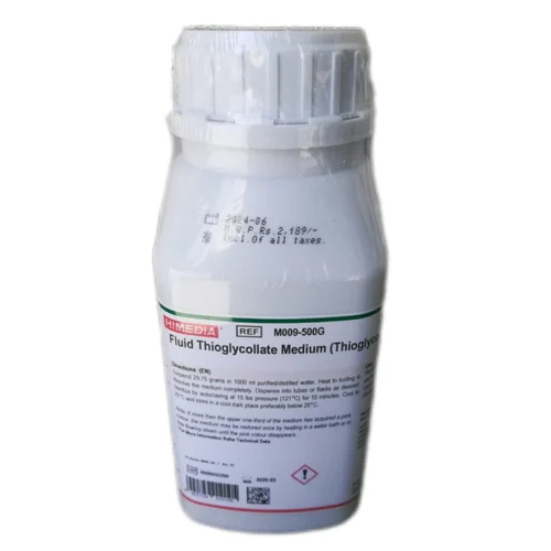 Fluid Thioglycollate Medium Thioglycollate Medium Fluid 500g Himedia