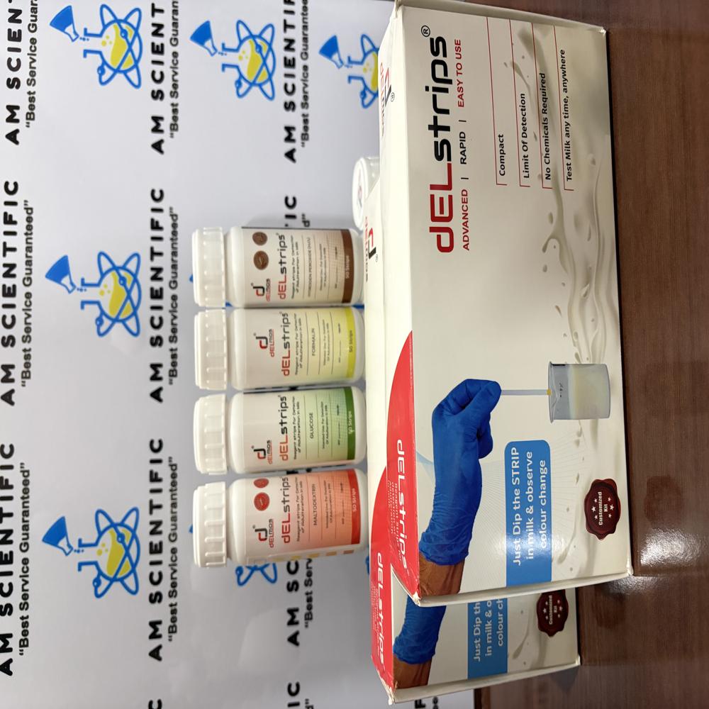 Milk Adulteration Kit Delmos 50 Strips Set - Application: Laboratory