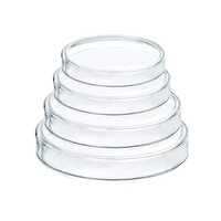 Glass Petri Dish - Durable Plastic, 80 X 17mm | Transparent, Resistant To Chemical Corrosion, Ideal For Laboratory Experiments