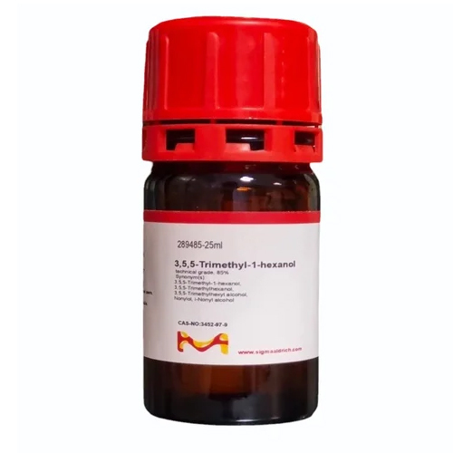 3452-97-9 3 5 5 Trimethyl 1 Hexanol - Grade: Analytical Grade