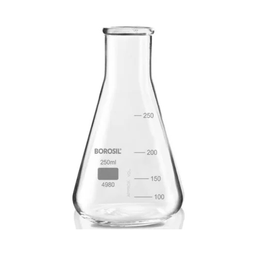 Erlenmeyer Conical Flask - Color: Transparent