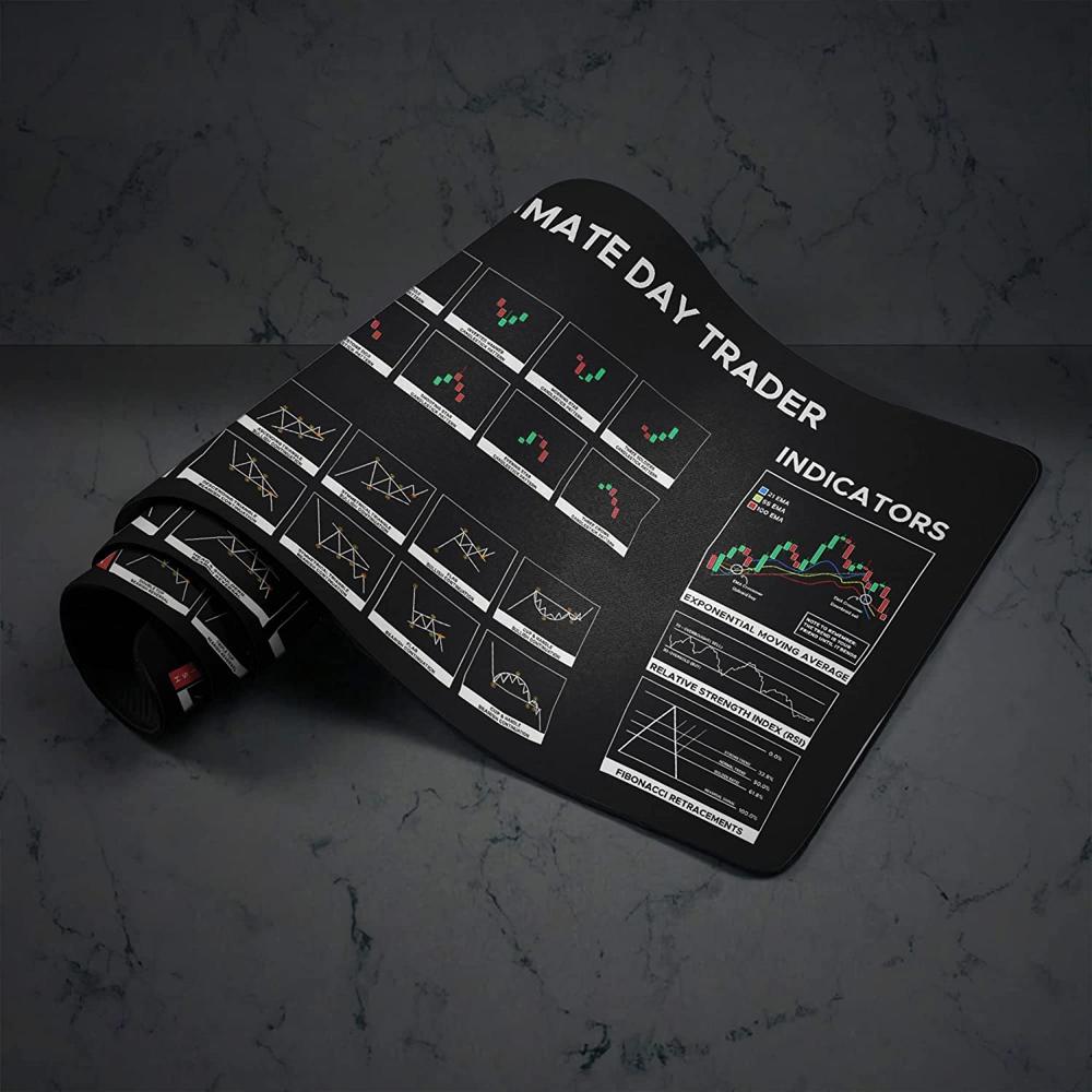 Ultimate Chart Trading Keyboard Mat - Color: Black
