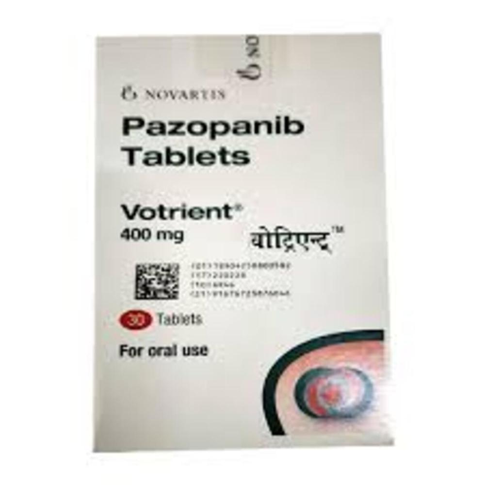 Votrient 400 mg Tablet(Pazopanib 400 mg)