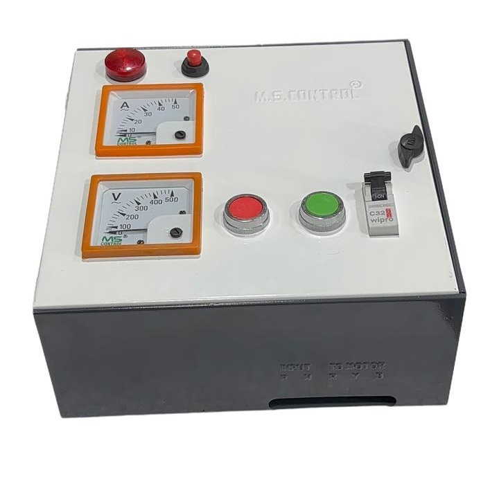2 Hp Submersible Pump Control Panel - Base Material: Mild Steel