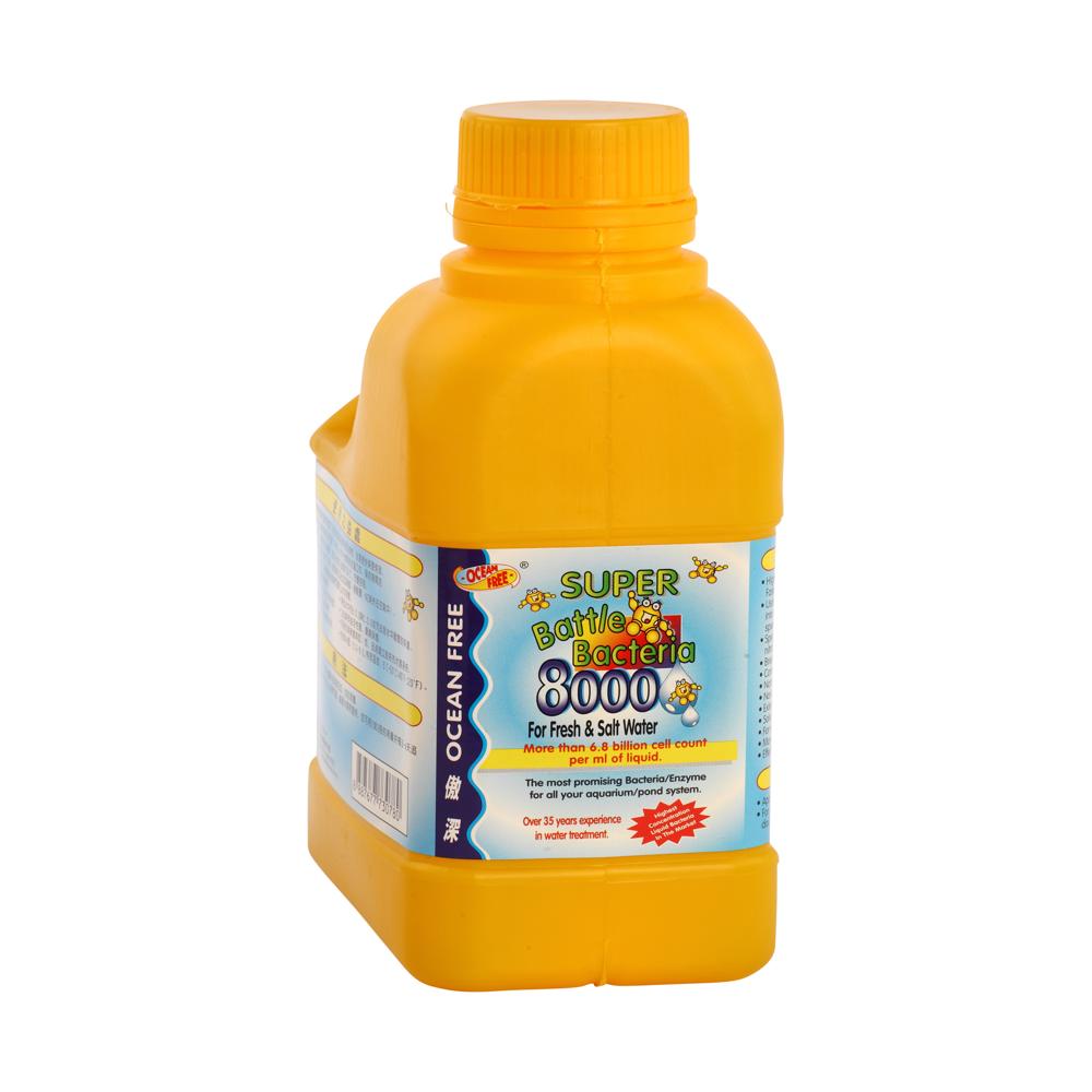 Super Battle Bacteria 8000 Fish Treatment( 1000 Ml) Ocean Free - Color: Yellow