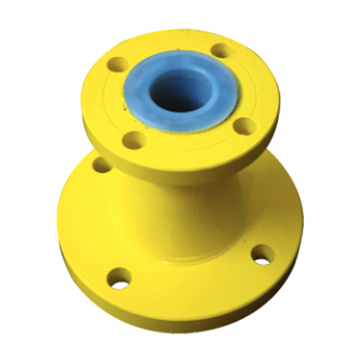 Reducer Flange - MS/SS Material, 3 to 5 mm Diameter, Bright Yellow Color, PTFE Lined for Corrosion Resistance, Available in Various Thicknesses
